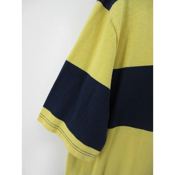 Ralph Lauren Polo Shirt XXL Yellow Rugby Red Pony Color Block Y2K * - Picture 3 of 12